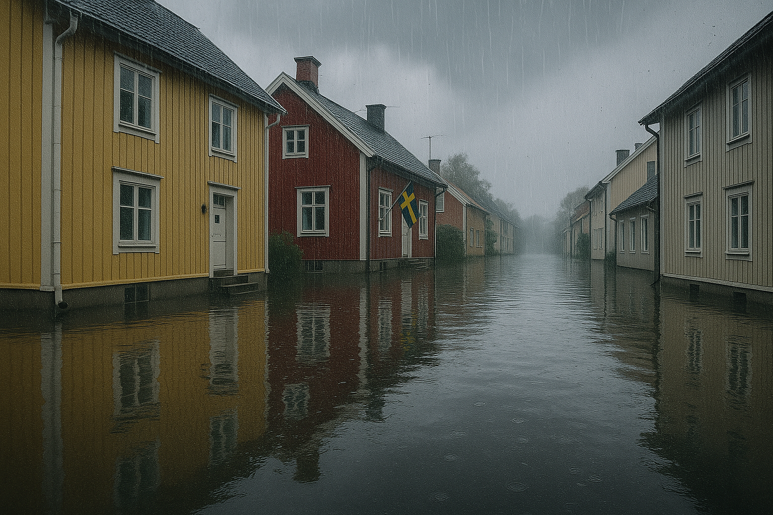Översvämning hemförsäkring regnväder